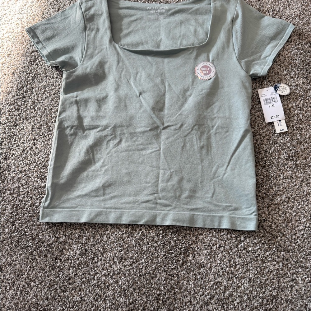 Wallflower Light Blue Short Sleeve Tee